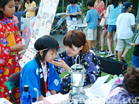 2005_07_阿王ヶ台夏祭りでのフェイスペイント