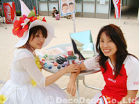 2005_08_ゲント横浜でのフェイスペイント