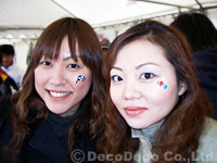 フォーミュラニッポン/富士スピードウェイでのフェイスペインティング