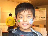 環境博すぎなみでのフェイスペインティング