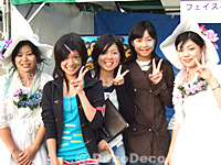 港北区民祭り/新横浜駅前公園でのフェイスペインティング