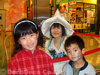 あいたい9周年イベント/ショッピングタウンあいたいでのフェイスペインティング