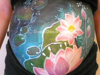 マタニティペイント（ベリーペイント）ロータスの画像