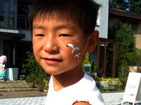 メーテレ八事ハウジングギャラリー　イベントでのフェイスペインティング