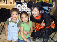 ハロウィンイベント in 玉川高島屋 2007でのフェイスペインティング