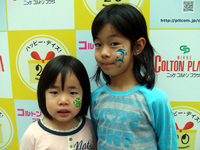 ニッケコルトンプラザ「GWイベント」でのフェイスペインティング