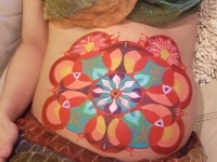 マタニティペイント（ベリーペイント）mandalaの画像