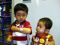 フェイスペインティング：IRBパシフィック・ネーションズカップ2008