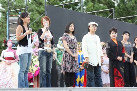 ジャパンフェイスペインティング＆ボディアートショウ2009in八景島にて、コンテストの審査員たち