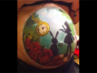 ベリーペイント「不思議の国のアリス」　作品画像