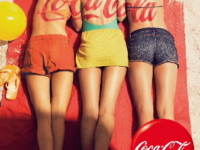 コカ・コーラ2013カレンダー　ボディペインティング