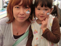 アースデイ東京2014フェイスペインティング・デコデコの画像