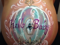 マタニティペイント「かぼちゃの馬車」の画像