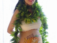 タグなし	マタニティペイント「Hawaiian pumpkin(ハワイアン パンプキン)」