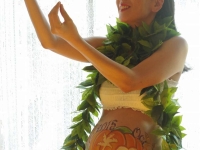 タグなし	マタニティペイント「Hawaiian pumpkin(ハワイアン パンプキン)」