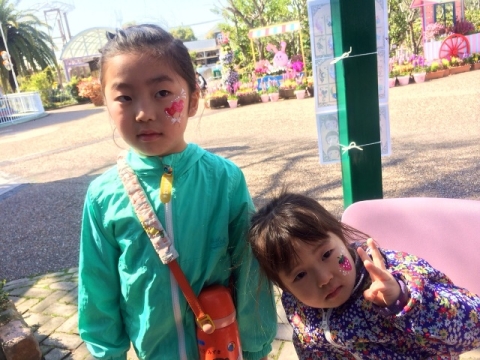 2016.3月ひらぱー　フェイスペインティング＋の画像