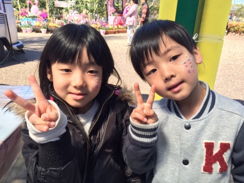 2016.3月ひらぱー　フェイスペインティング＋の画像