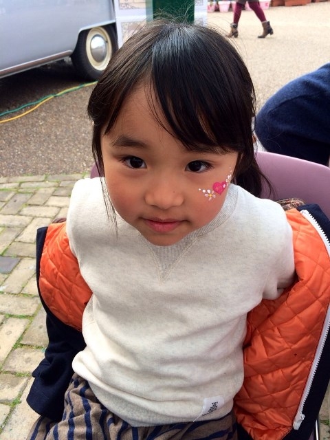 2016.3月ひらぱー　フェイスペインティング＋の画像