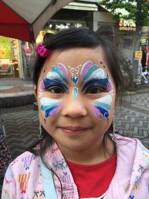 ヨコハマ大道芸2016フェイスペインティング「デコデコ」の画像