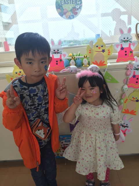 2016.4.24ノクティプラザ_ハッピーイースター_フェイスペインティングの画像