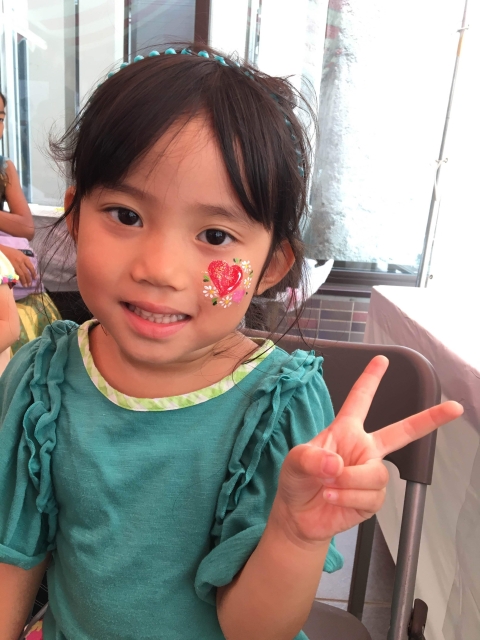 おださがロードフェスタ・フェイスペインティングの画像