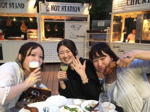 うめはんビアガーデンマルシェ