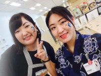 楽天「七夕イベント」フェイスペインティングの画像