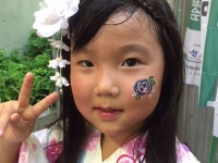 久留米土曜夜市_フェイスペインティング