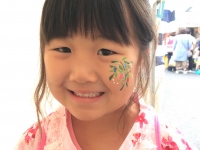 湘南ひらつか七夕まつりフェイスペインティング画像
