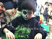 MONSTER JAMフェイスペインティングの画像