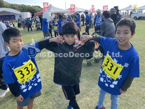 花の島沖えらぶジョギング大会_フェイス＆ボディペインティング